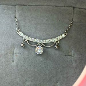 Certified, S925 0.5CT Designer Moissanite pendant